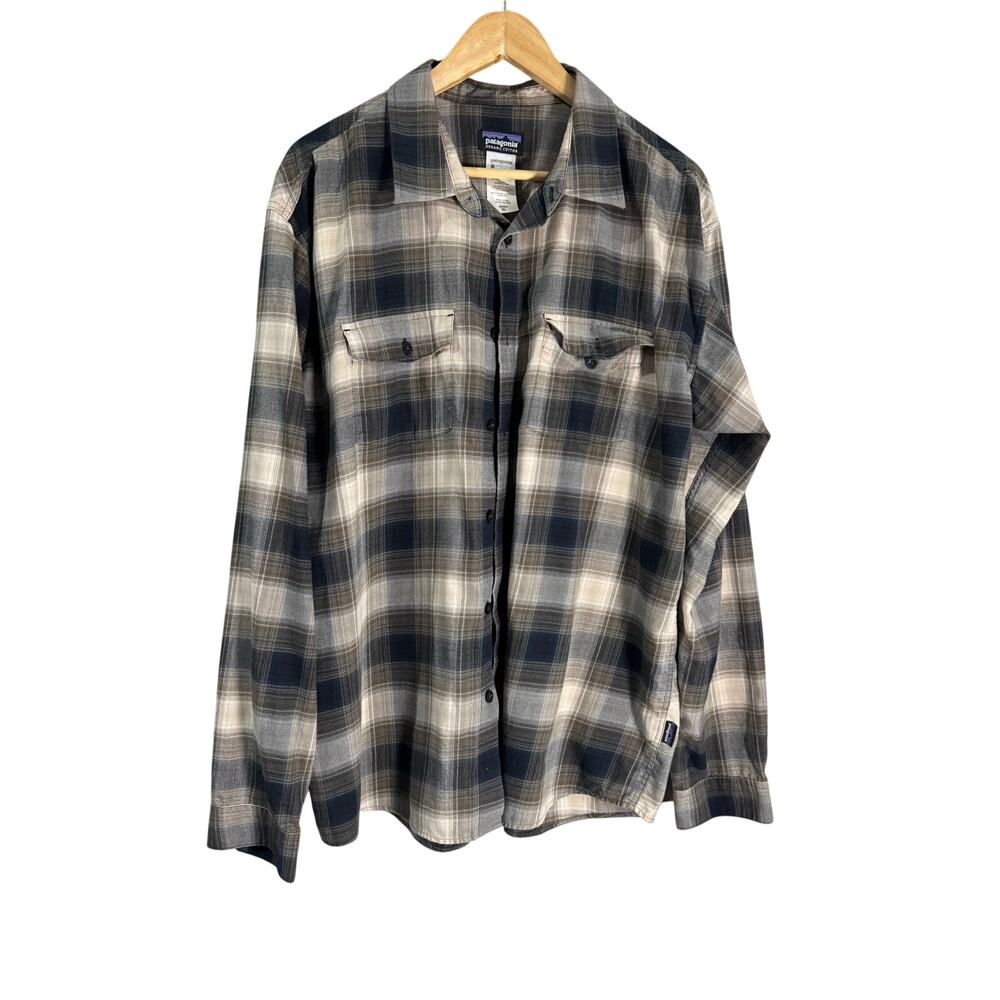 Patagonia Plaid Organic Cotton Button Down XL